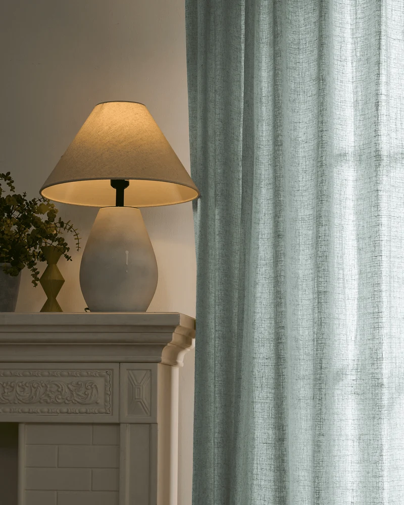 Fiona Linen Blend Custom Curtain