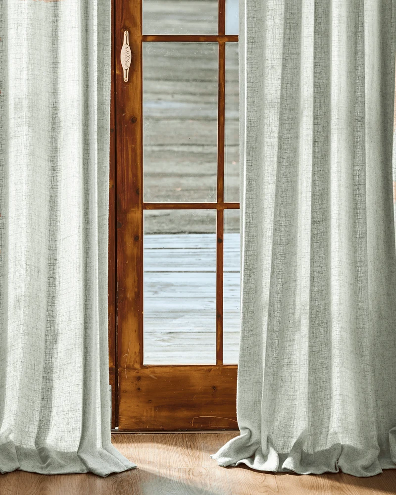Fiona Linen Blend Custom Curtain