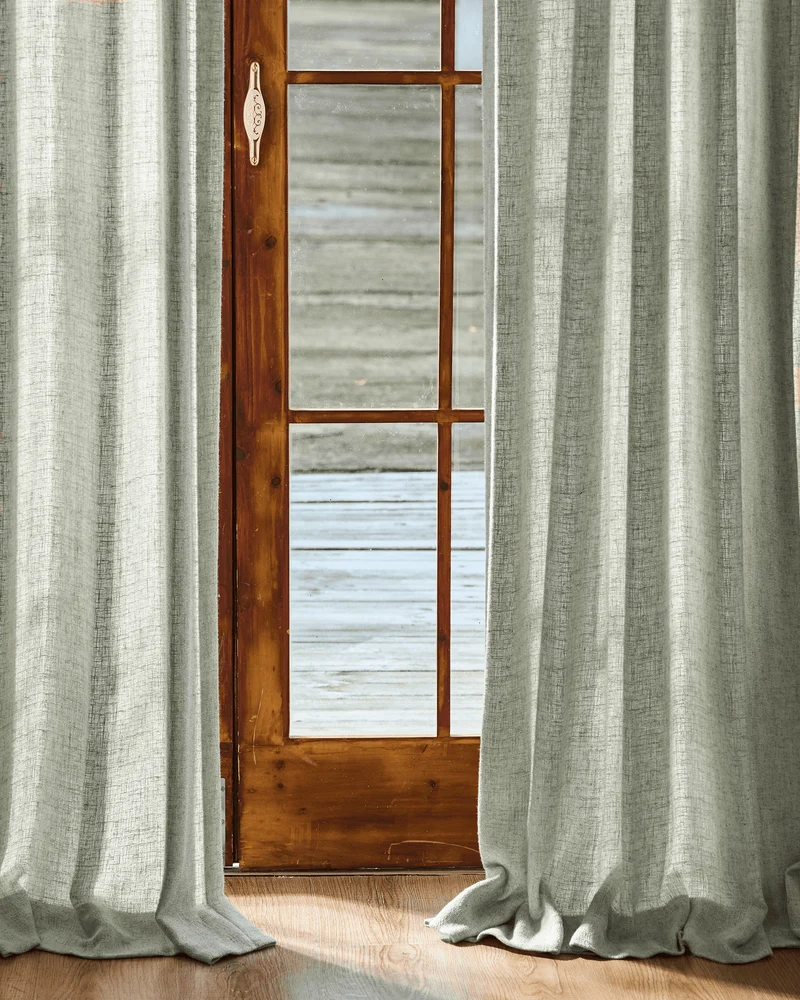 Fiona Linen Blend Custom Curtain