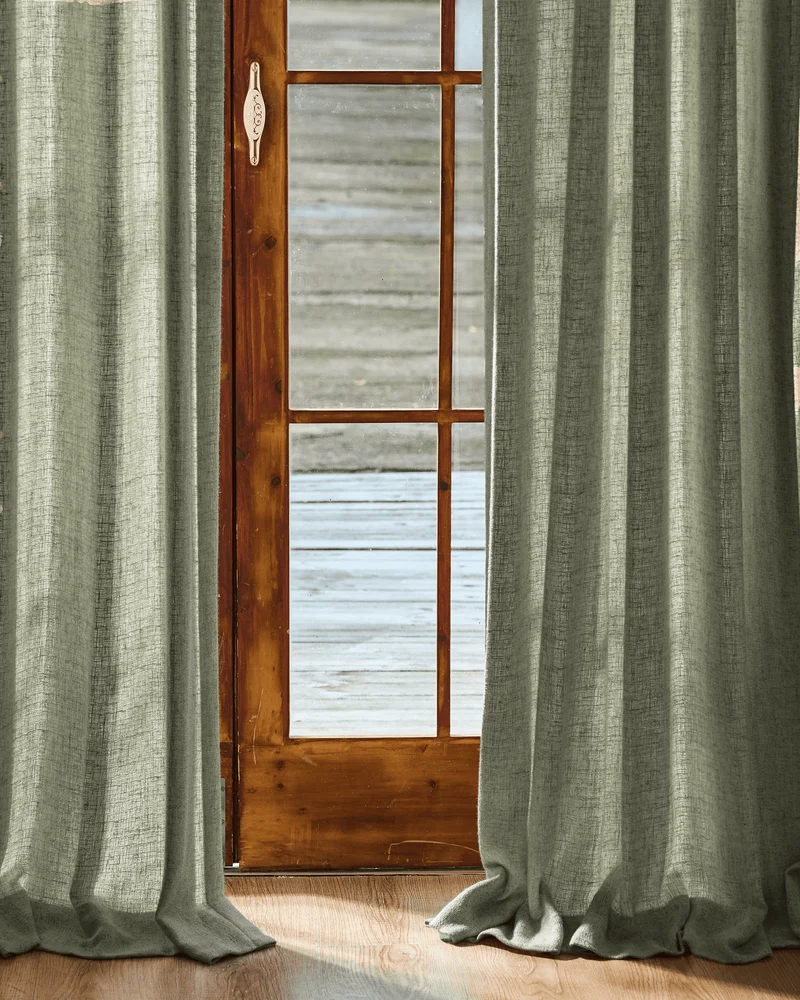 Fiona Linen Blend Custom Curtain