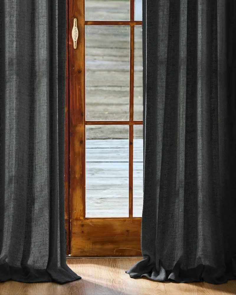 Fiona Linen Blend Custom Curtain