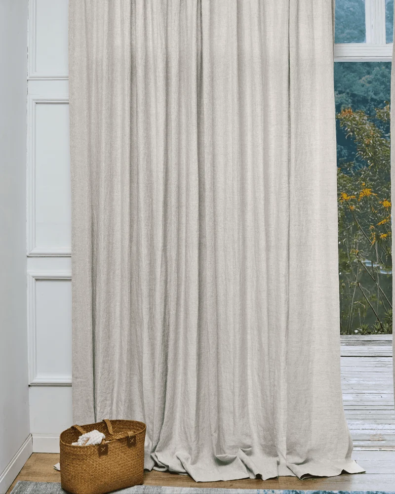 Tahiti 100% Linen Custom Curtain