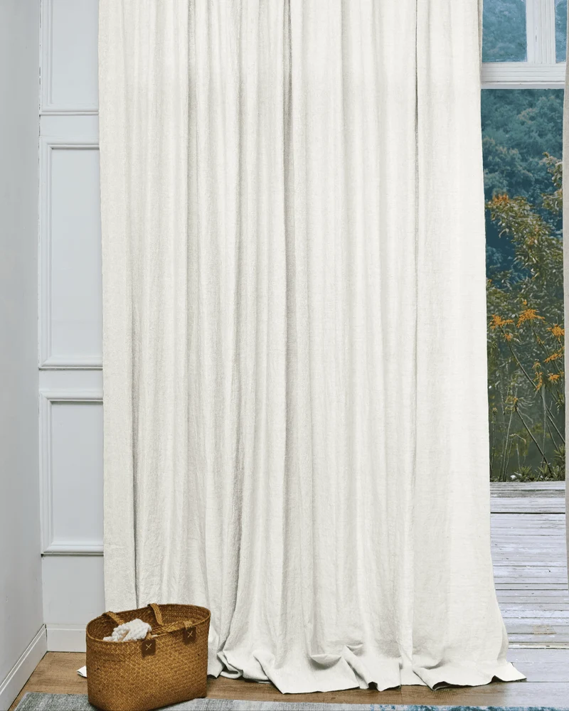 Tahiti 100% Linen Custom Curtain