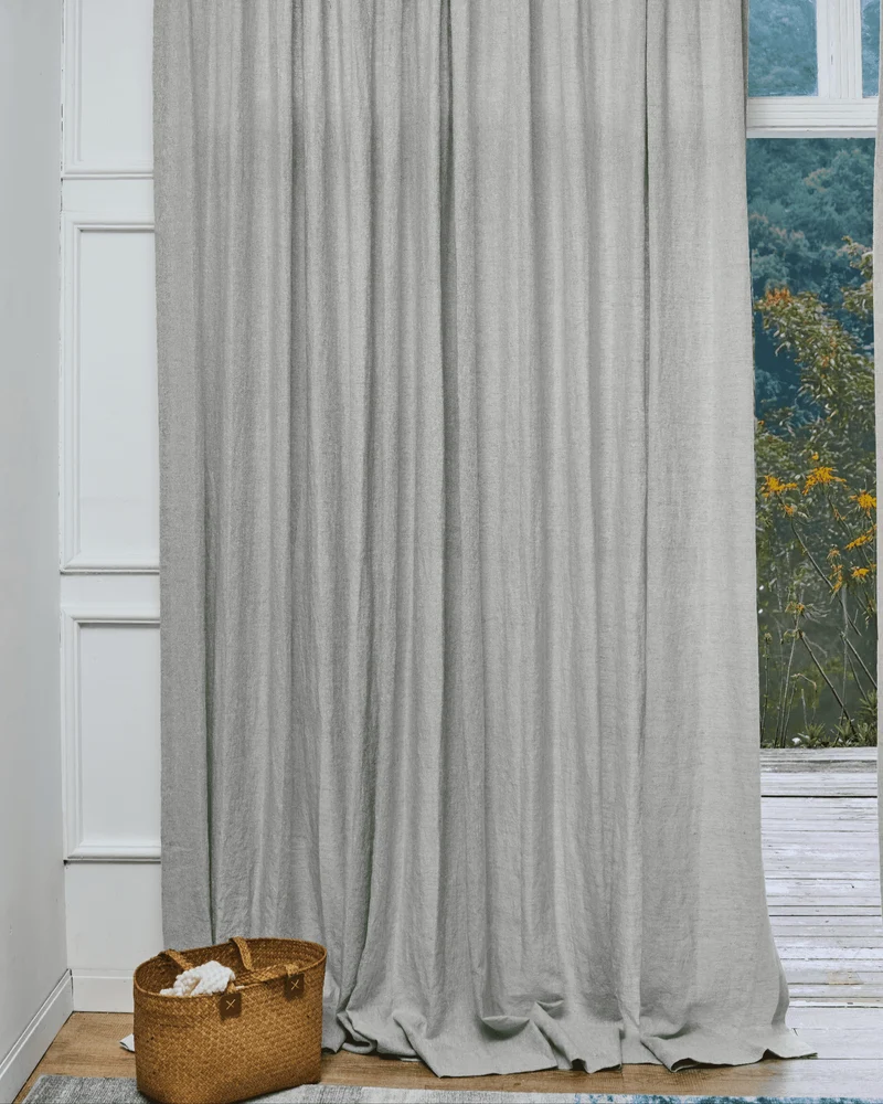 Tahiti 100% Linen Custom Curtain