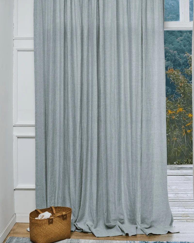 Tahiti 100% Linen Custom Curtain