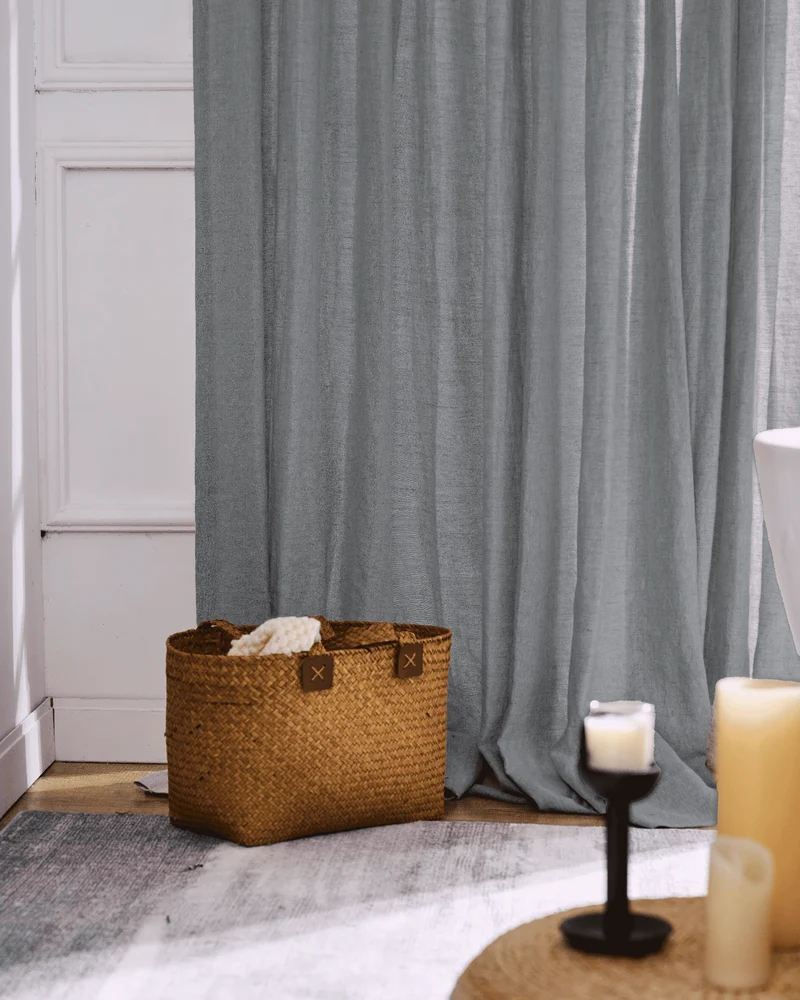 Tahiti 100% Linen Custom Curtain