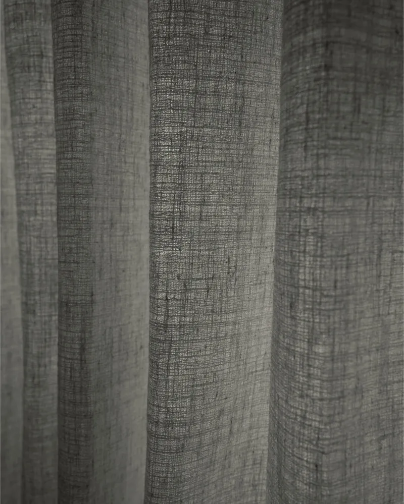 Luna Linen Blend Textured Fabric Swatches