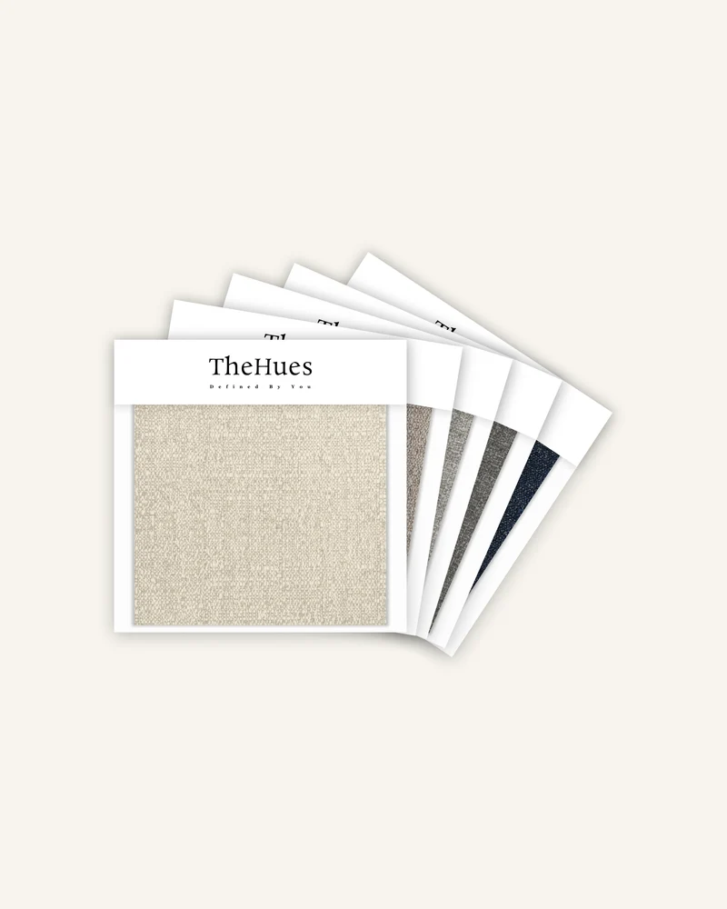 Luna Linen Blend Textured Fabric Swatches