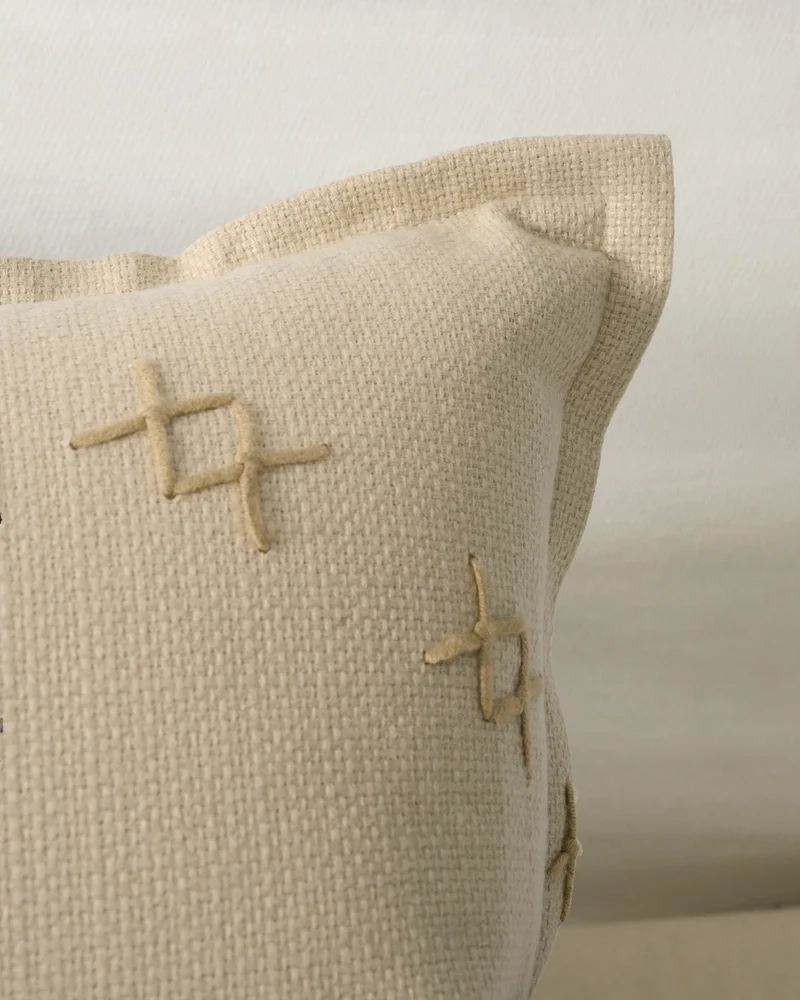 Arden Textured Yarn Stitched Lumbar Pillowcase