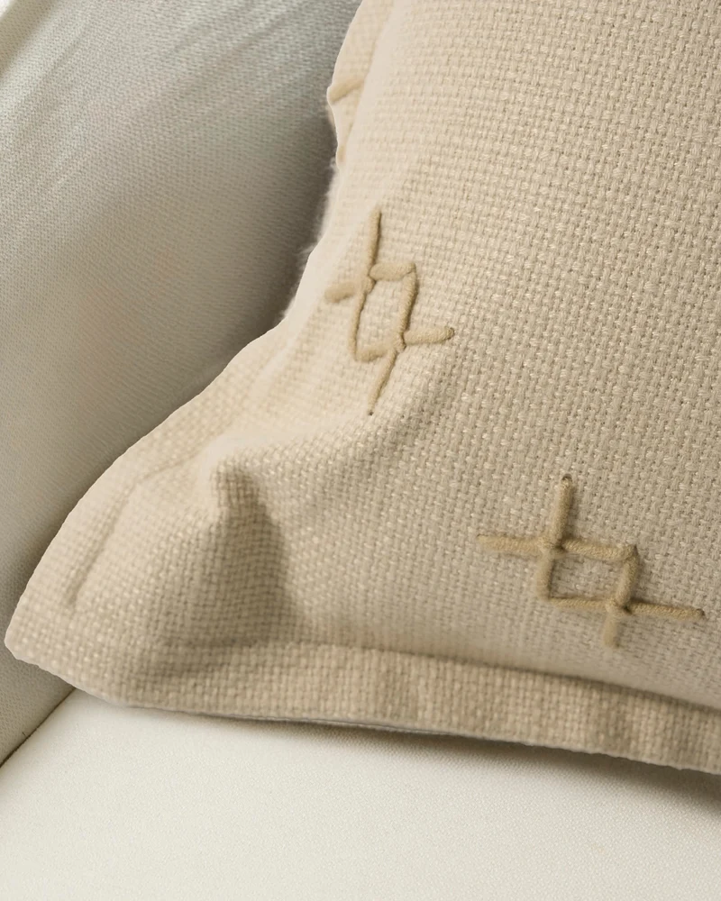 Arden Textured Yarn Stitched Lumbar Pillowcase