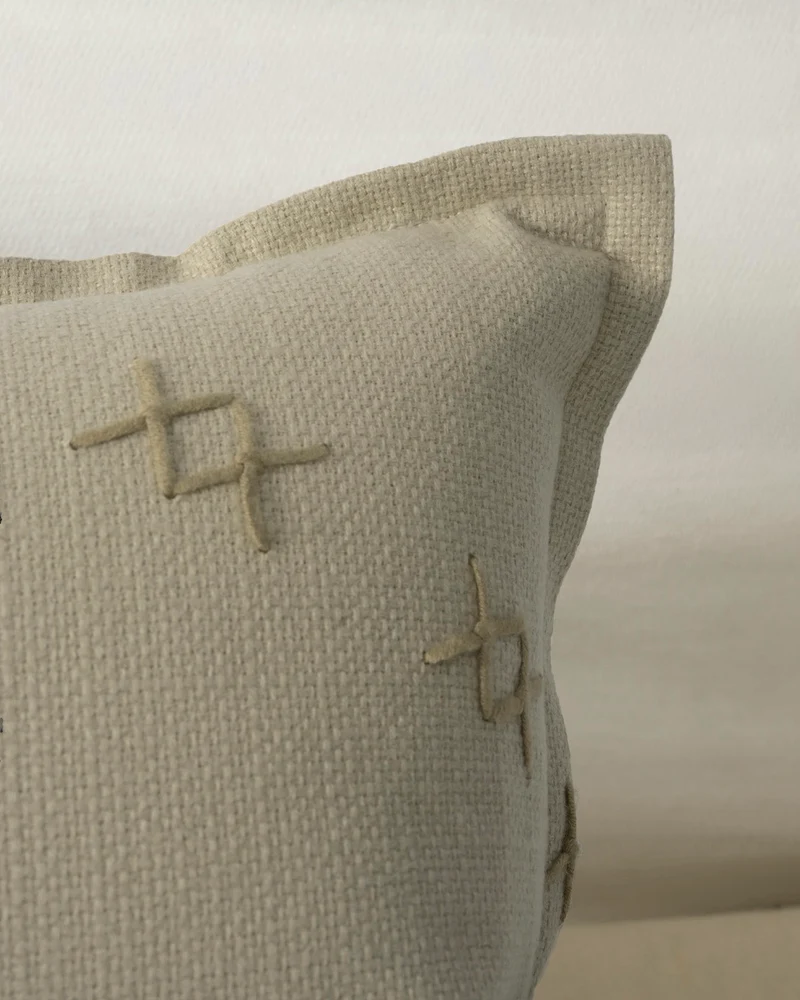 Arden Textured Yarn Stitched Lumbar Pillowcase