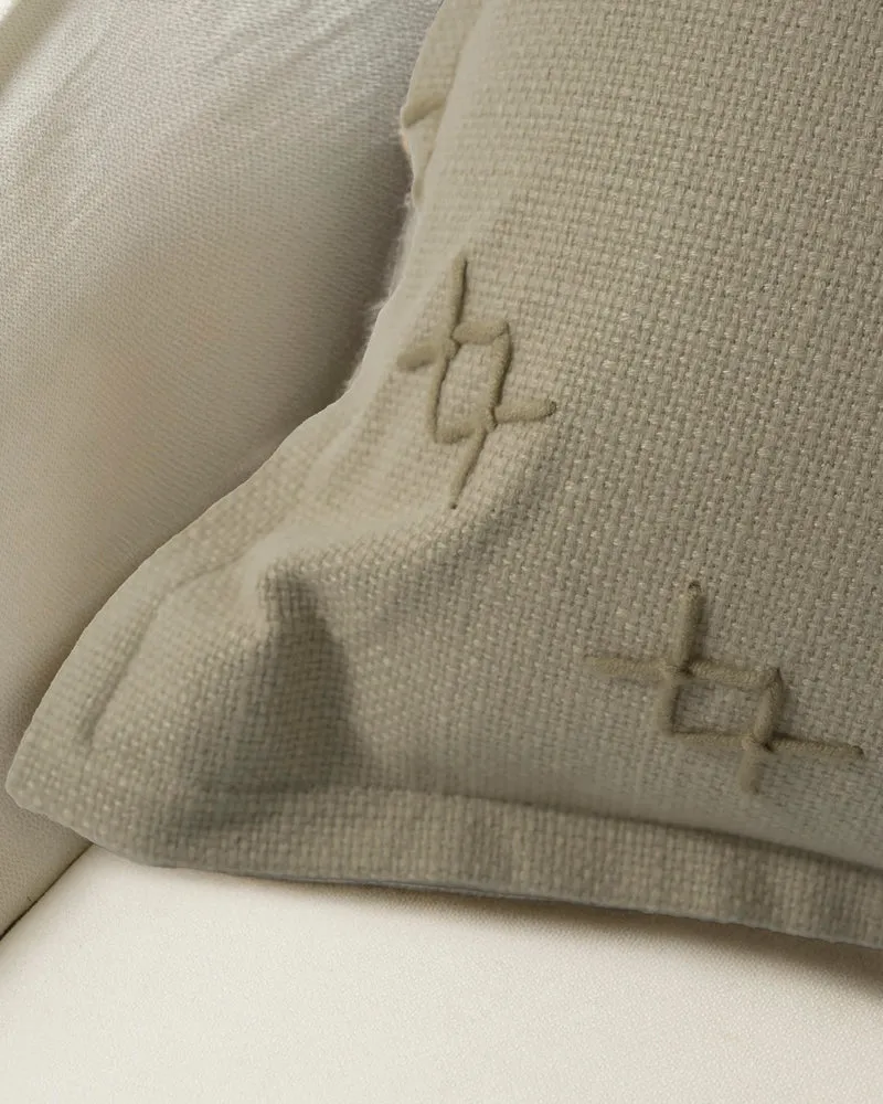 Arden Textured Yarn Stitched Lumbar Pillowcase