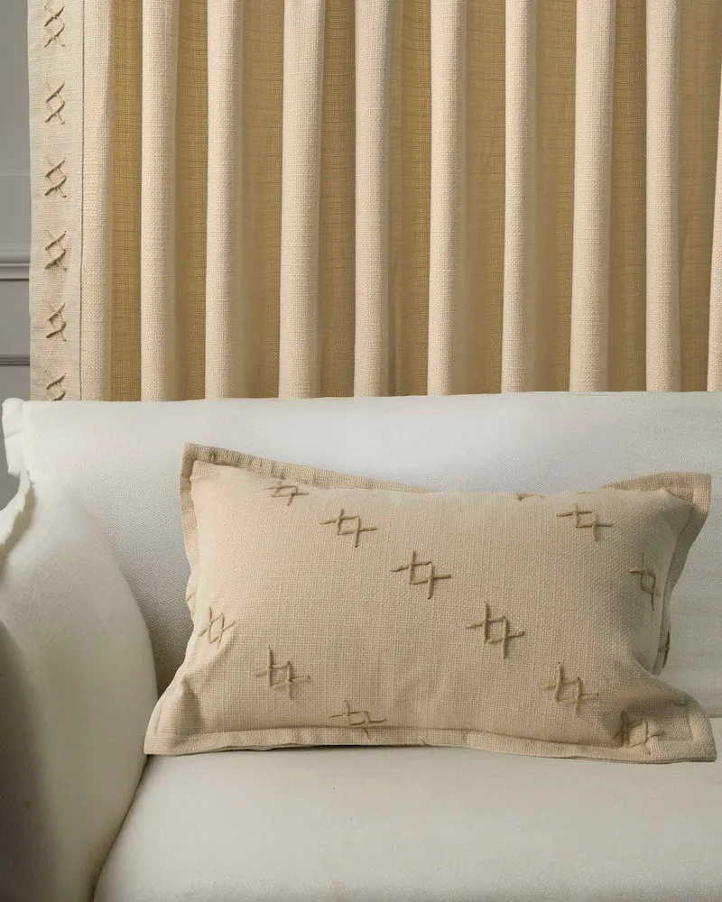 Arden Textured Yarn Stitched Lumbar Pillowcase