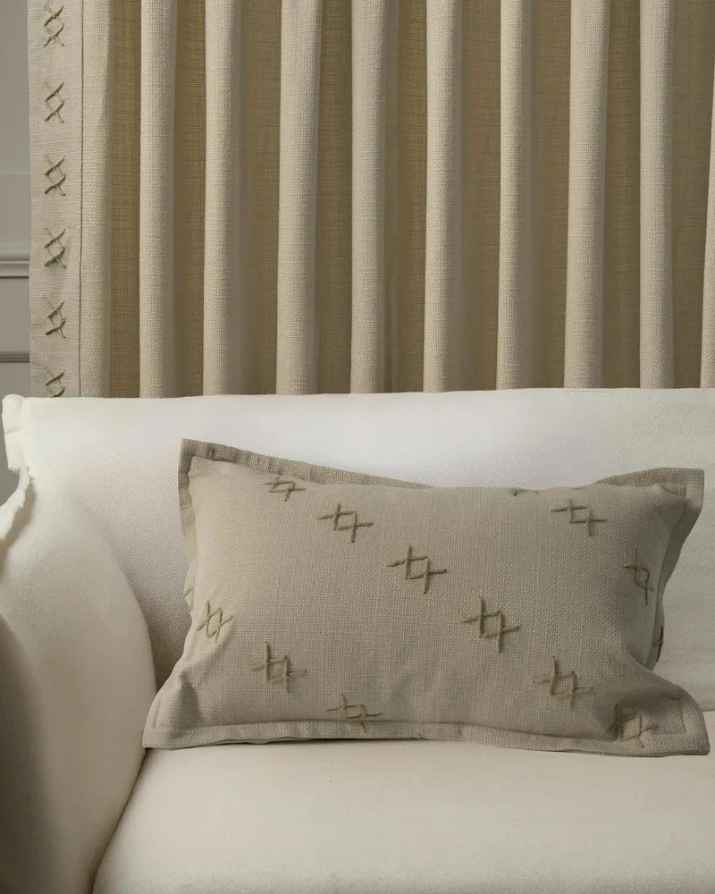 Arden Textured Yarn Stitched Lumbar Pillowcase