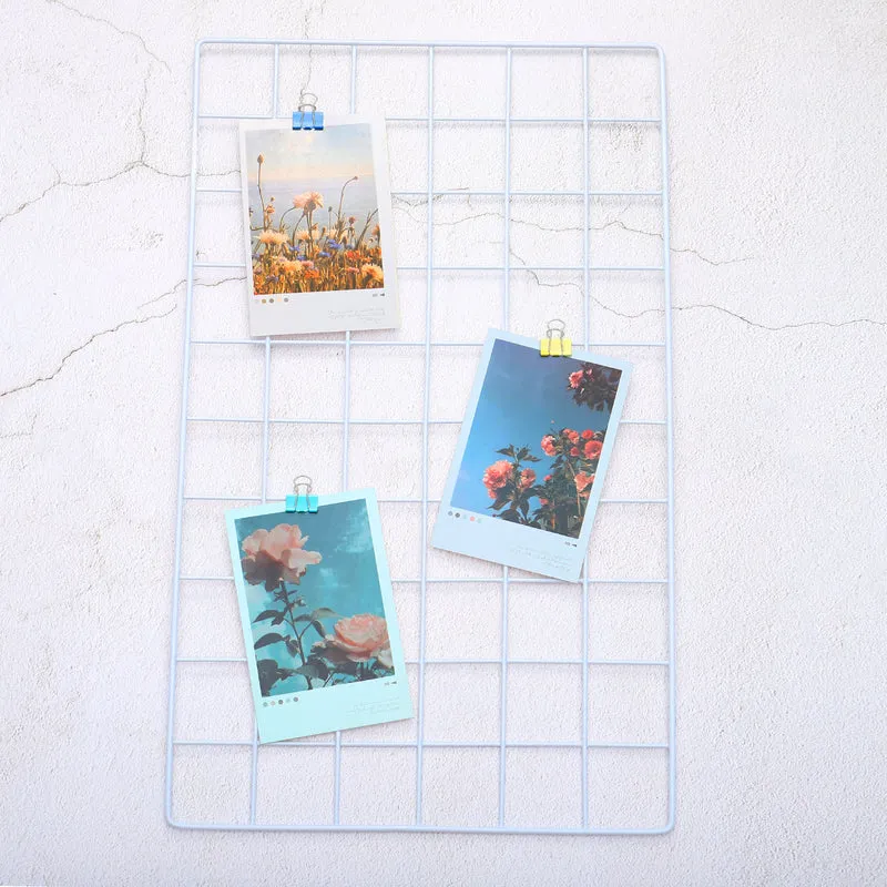 Wire Grid Panel, Wall Grid Decorative Board Photo Display