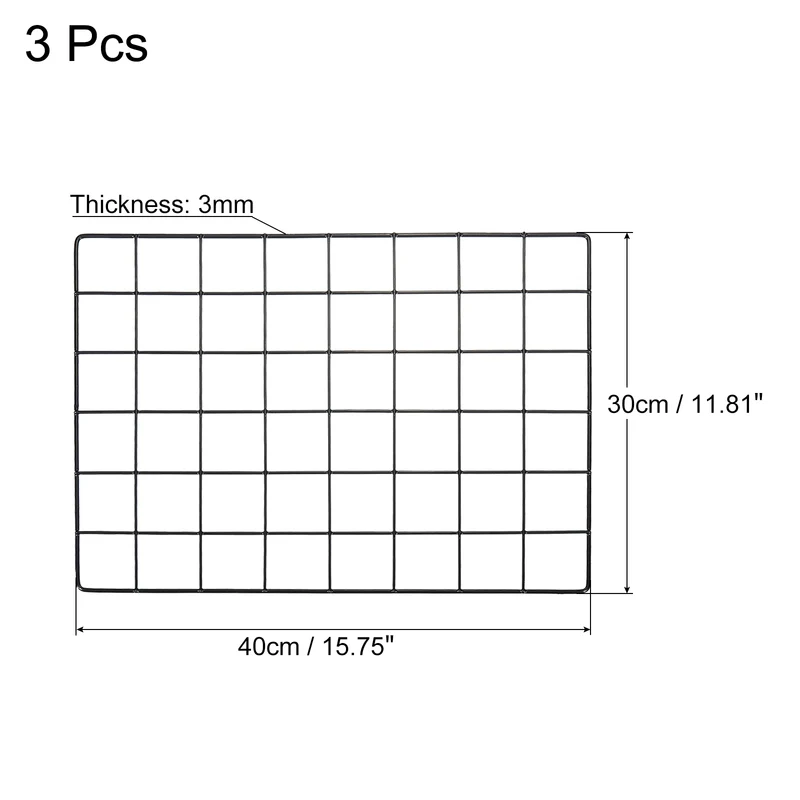 Wire Grid Panel, Wall Grid Decorative Board Photo Display