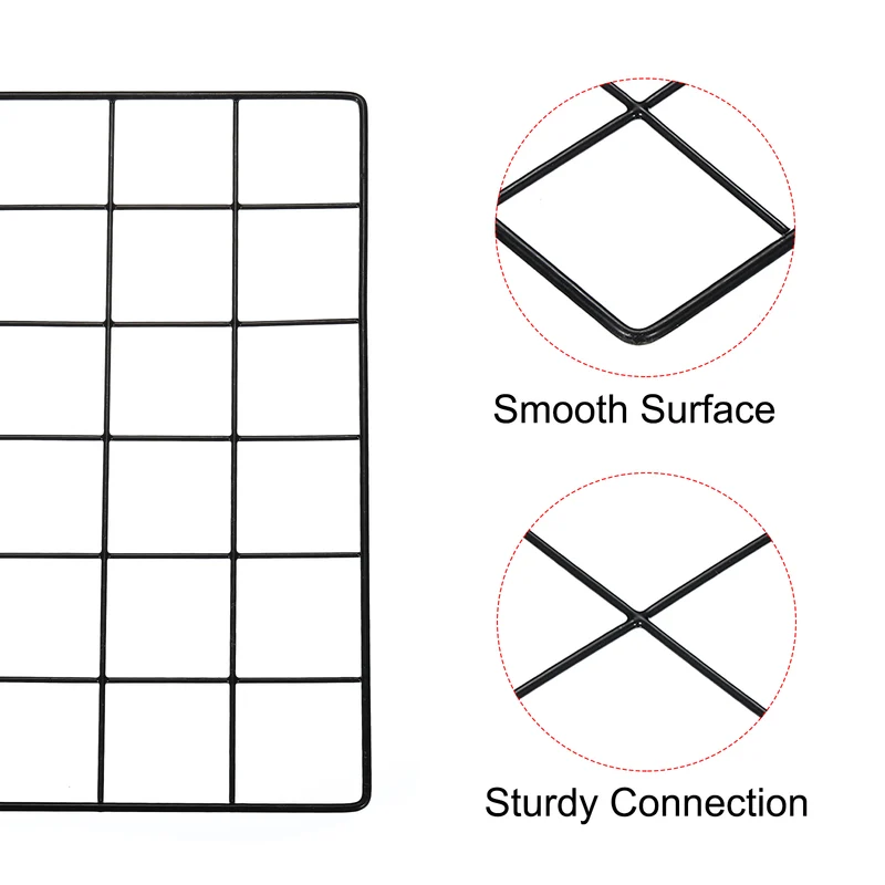 Wire Grid Panel, Wall Grid Decorative Board Photo Display