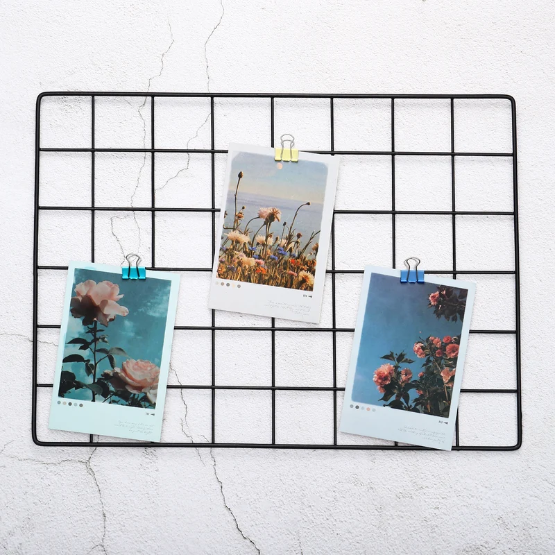 Wire Grid Panel, Wall Grid Decorative Board Photo Display