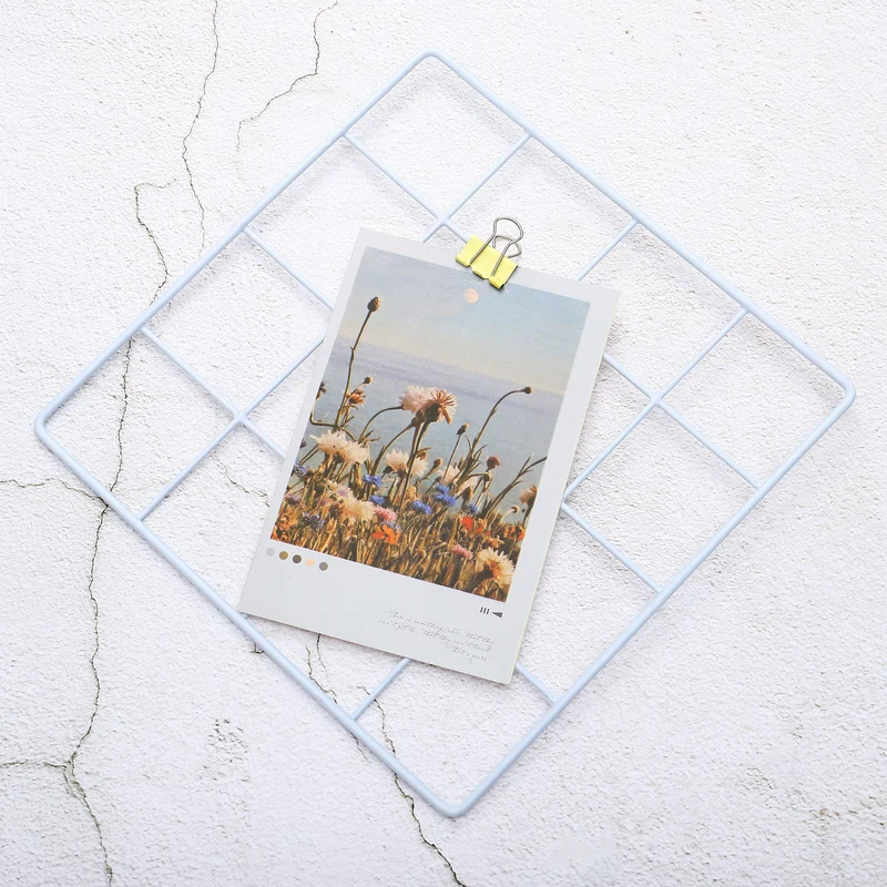 Wire Grid Panel, Wall Grid Decorative Board Photo Display