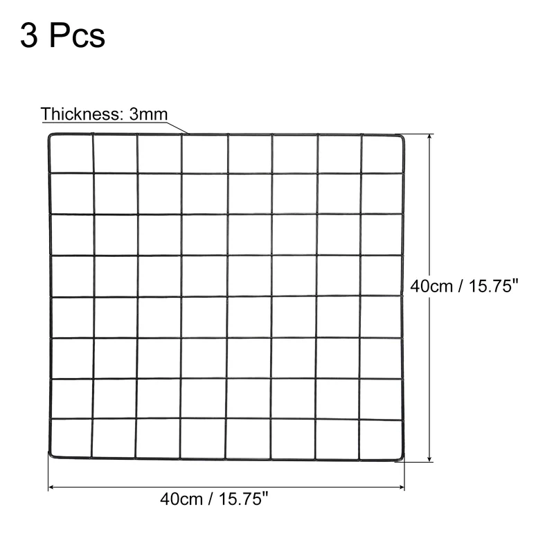 Wire Grid Panel, Wall Grid Decorative Board Photo Display