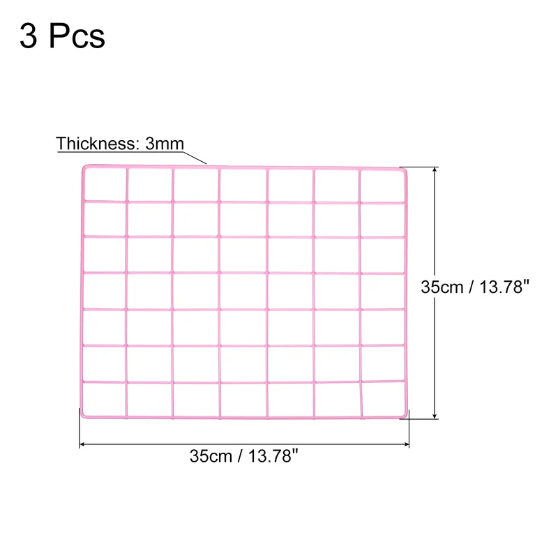 Wire Grid Panel, Wall Grid Decorative Board Photo Display