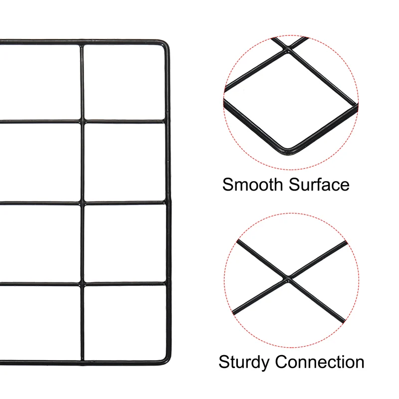 Wire Grid Panel, Wall Grid Decorative Board Photo Display