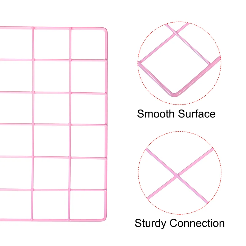 Wire Grid Panel, Wall Grid Decorative Board Photo Display
