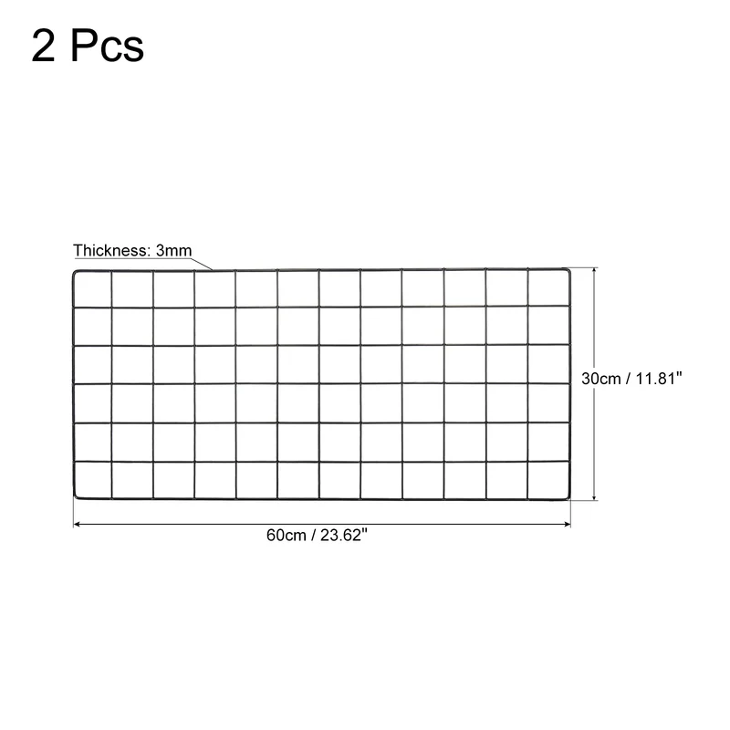 Wire Grid Panel, Wall Grid Decorative Board Photo Display