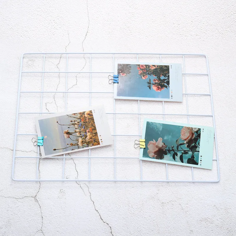 Wire Grid Panel, Wall Grid Decorative Board Photo Display