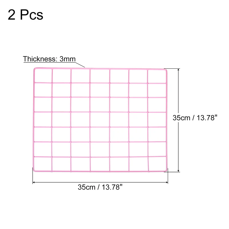 Wire Grid Panel, Wall Grid Decorative Board Photo Display
