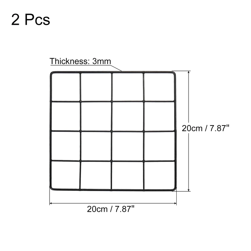 Wire Grid Panel, Wall Grid Decorative Board Photo Display