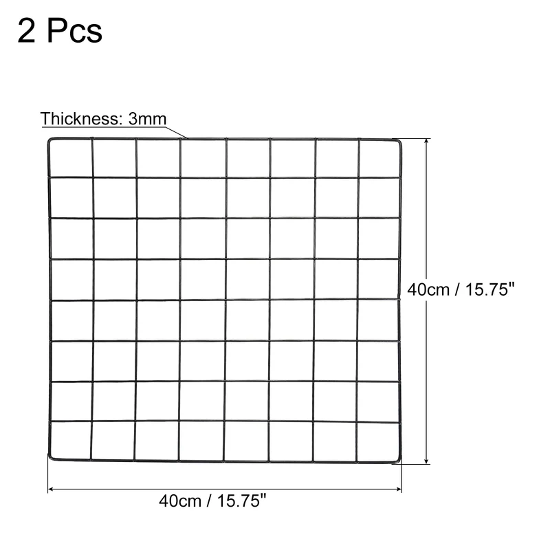 Wire Grid Panel, Wall Grid Decorative Board Photo Display