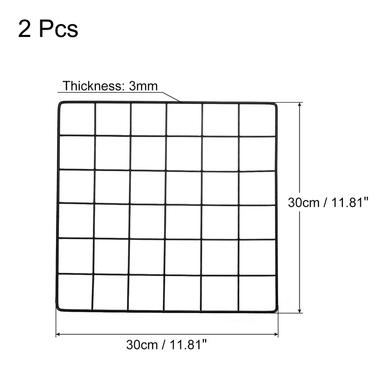 Wire Grid Panel, Wall Grid Decorative Board Photo Display