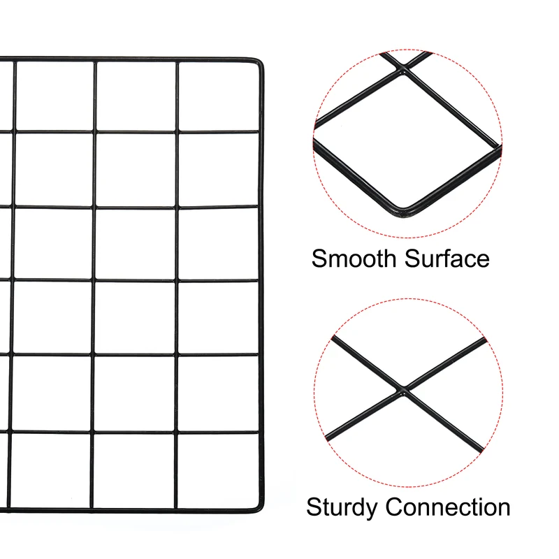 Wire Grid Panel, Wall Grid Decorative Board Photo Display