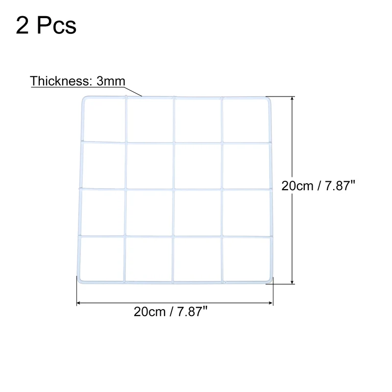 Wire Grid Panel, Wall Grid Decorative Board Photo Display