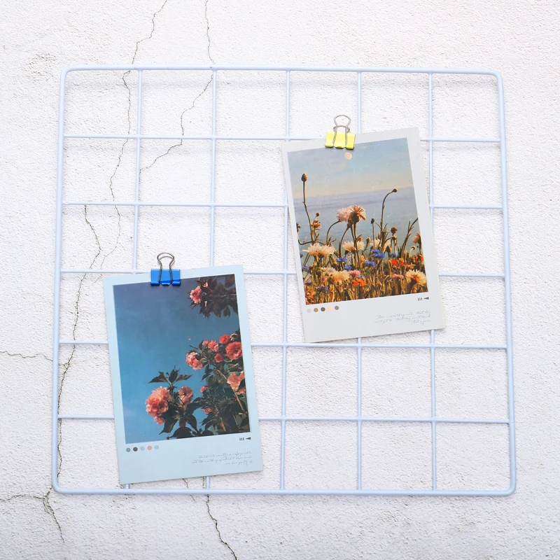 Wire Grid Panel, Wall Grid Decorative Board Photo Display