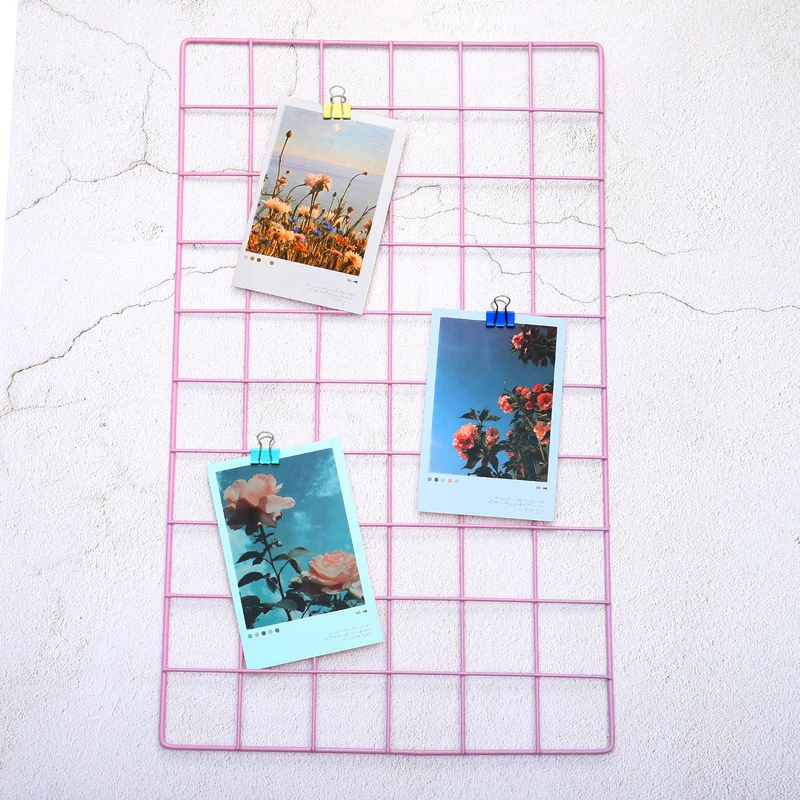 Wire Grid Panel, Wall Grid Decorative Board Photo Display