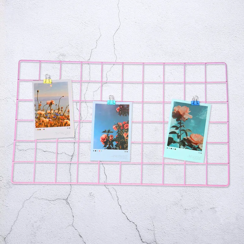 Wire Grid Panel, Wall Grid Decorative Board Photo Display