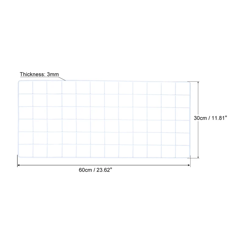 Wire Grid Panel, Wall Grid Decorative Board Photo Display