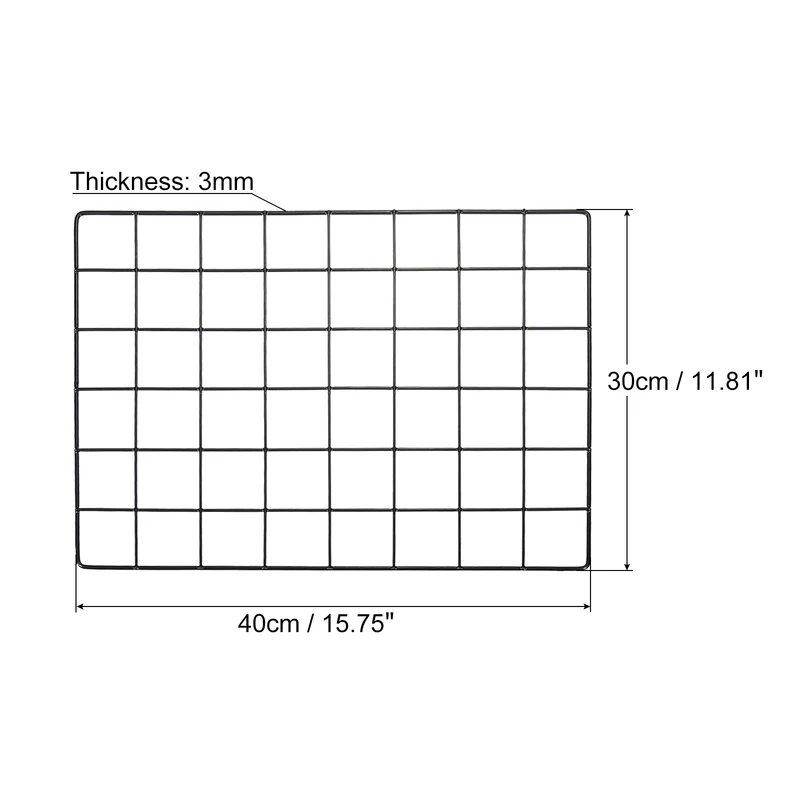 Wire Grid Panel, Wall Grid Decorative Board Photo Display