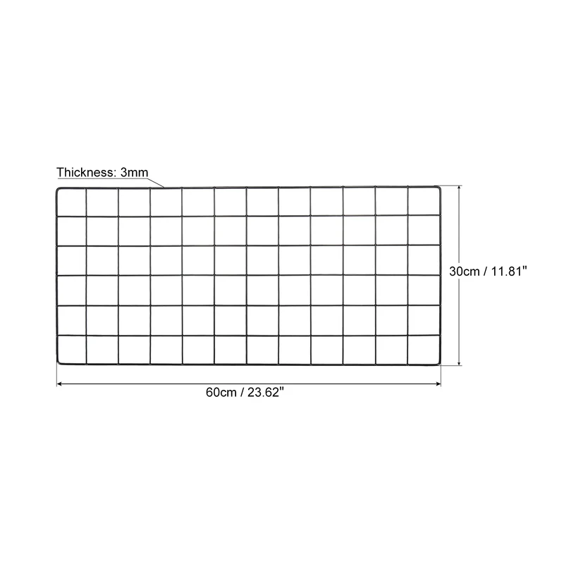 Wire Grid Panel, Wall Grid Decorative Board Photo Display