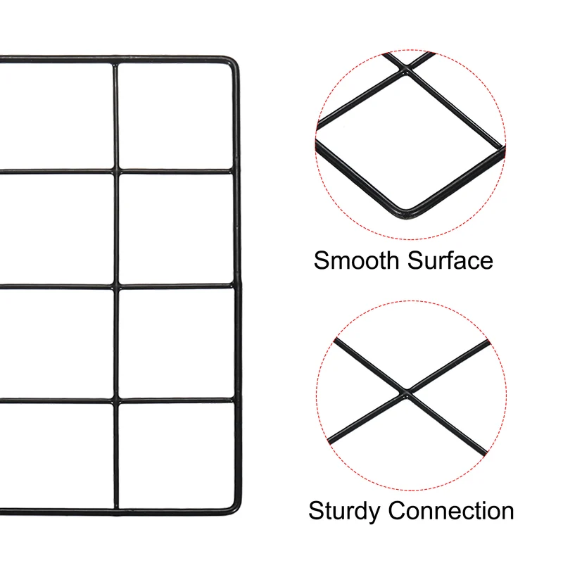 Wire Grid Panel, Wall Grid Decorative Board Photo