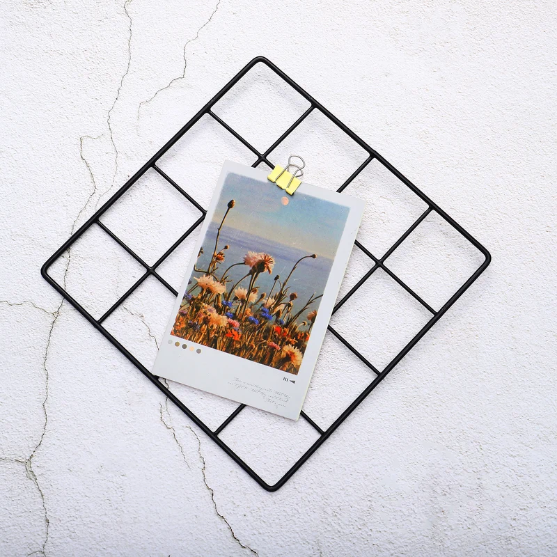 Wire Grid Panel, Wall Grid Decorative Board Photo
