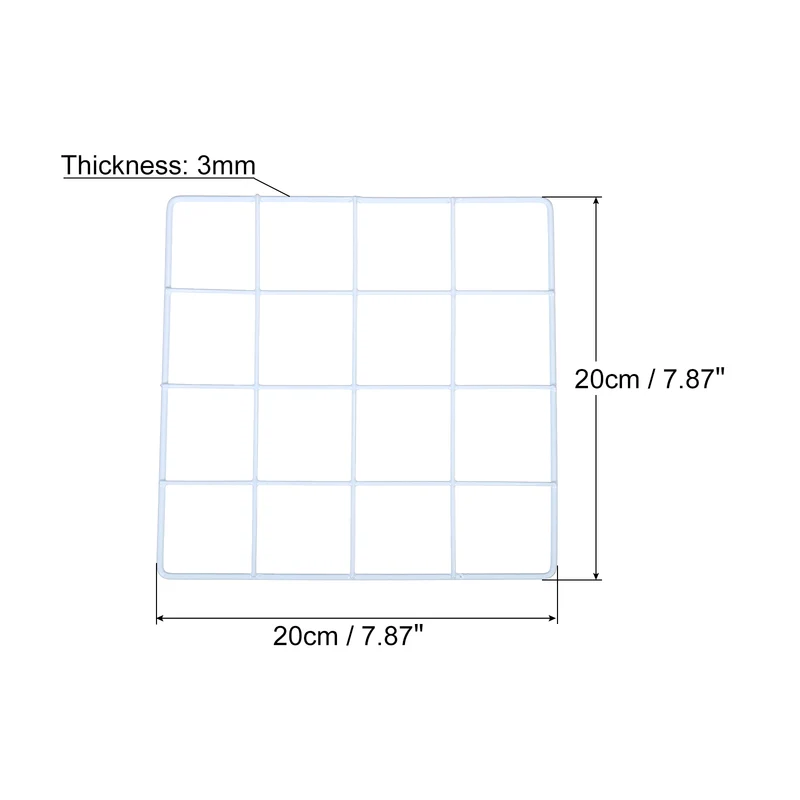 Wire Grid Panel, Wall Grid Decorative Board Photo