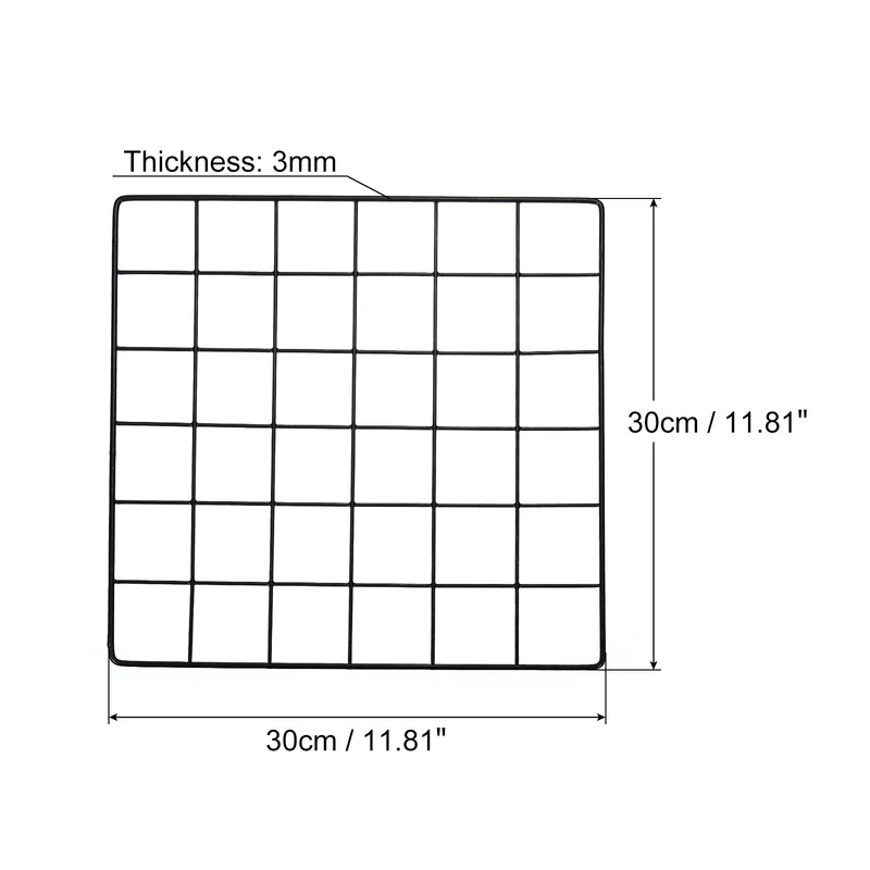 Wire Grid Panel, Wall Grid Decorative Board Photo