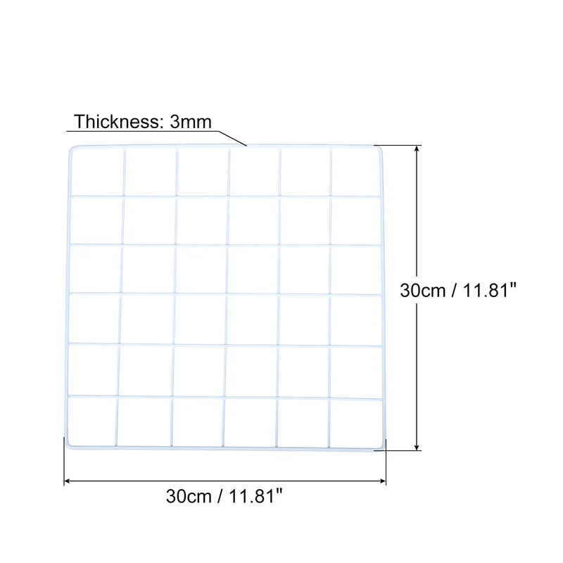 Wire Grid Panel, Wall Grid Decorative Board Photo
