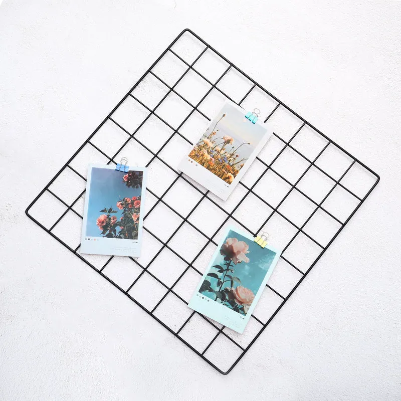 Wire Grid Panel, Wall Grid Decorative Board Photo