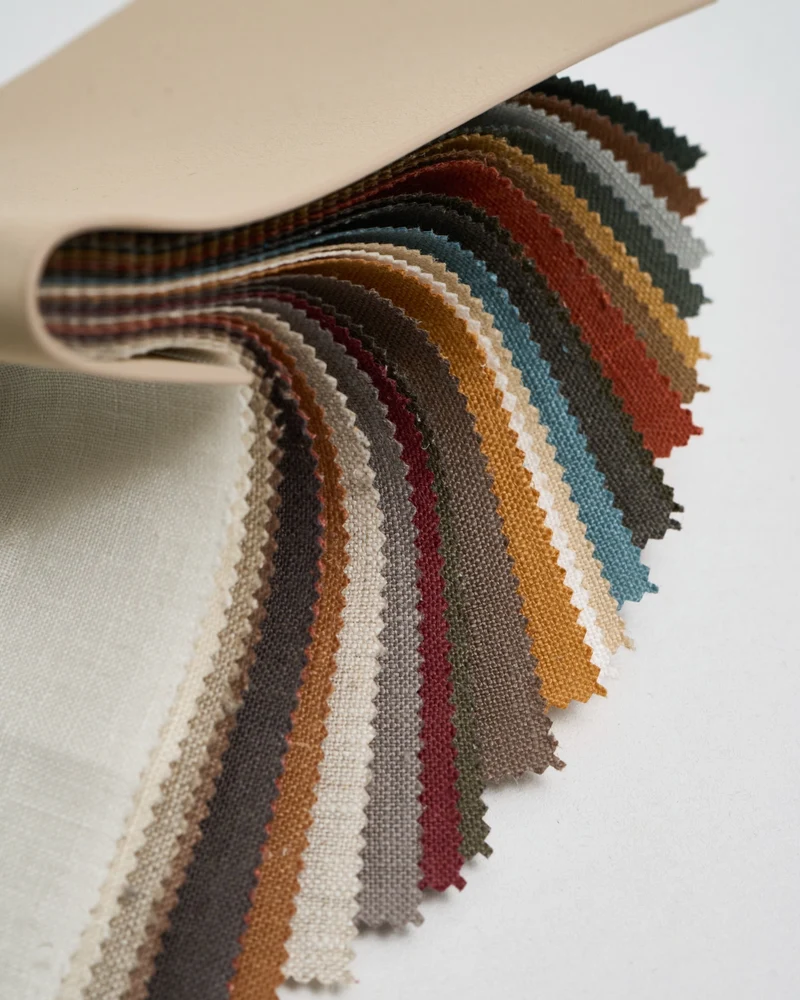 Helena 100% Linen Swatch Book — 25 Colors