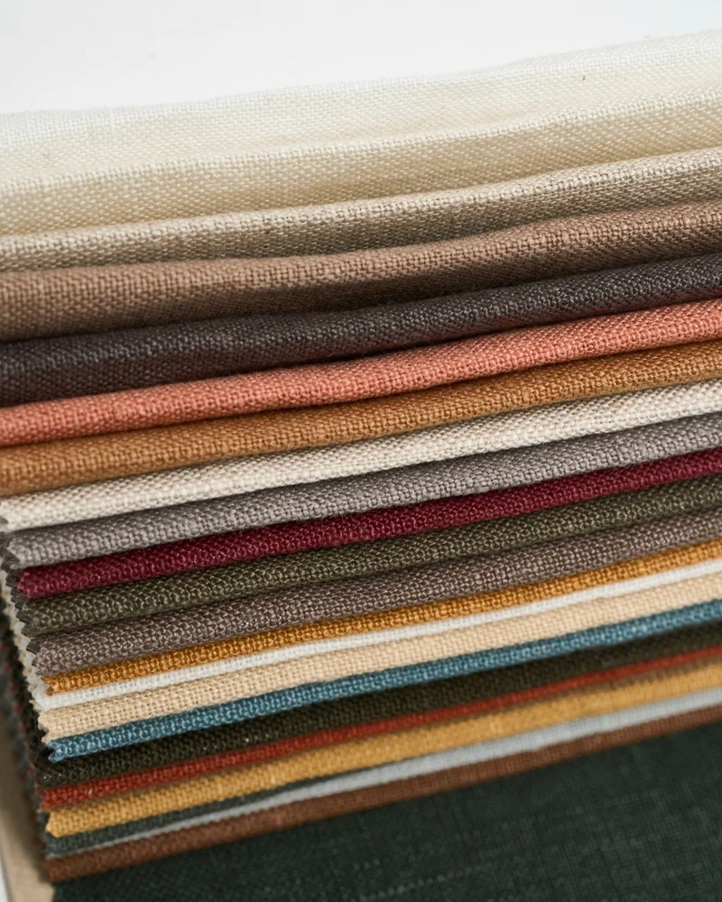 Helena 100% Linen Swatch Book — 25 Colors