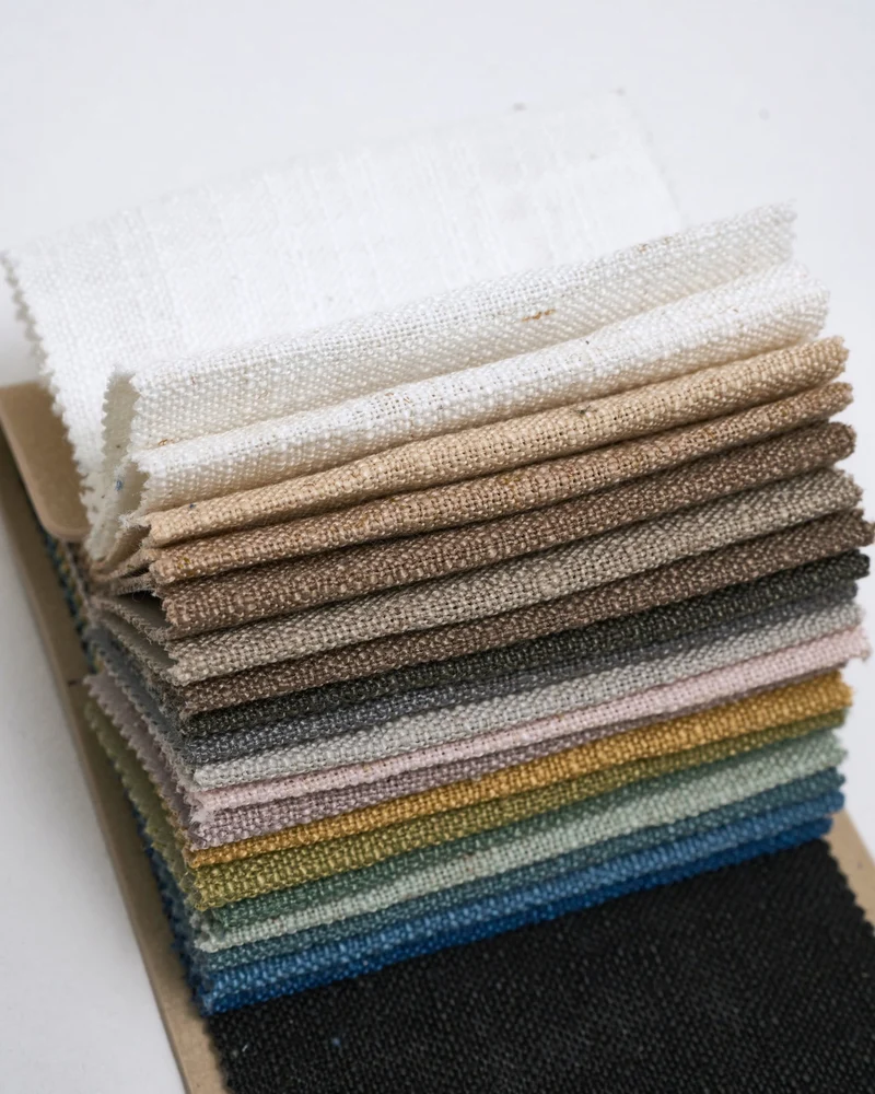 Cassie Linen Blend Swatch Book — 21 Colors